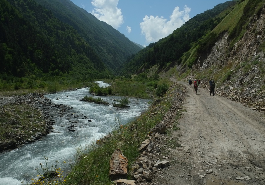 Отчёт о горном походе 2 к.с. в районе Центральный Кавказ
