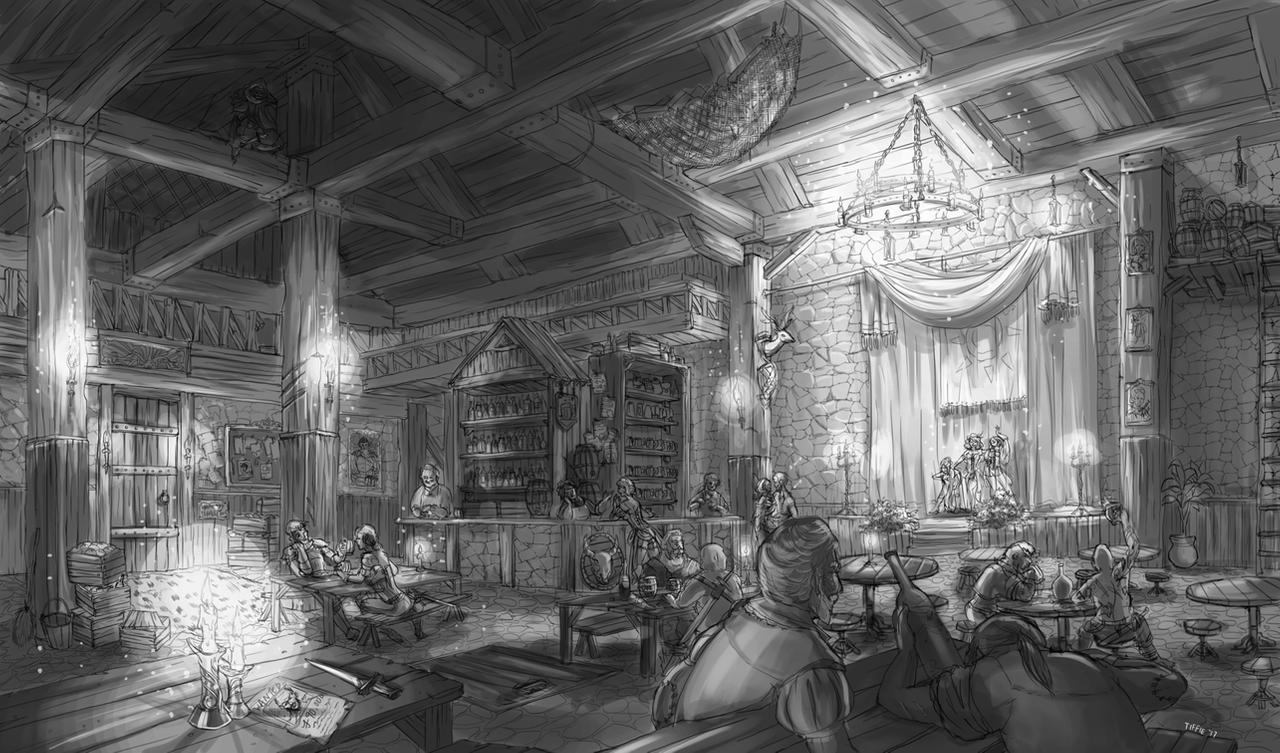 Medieval tavern concept by ArtofTiffie on DeviantArt