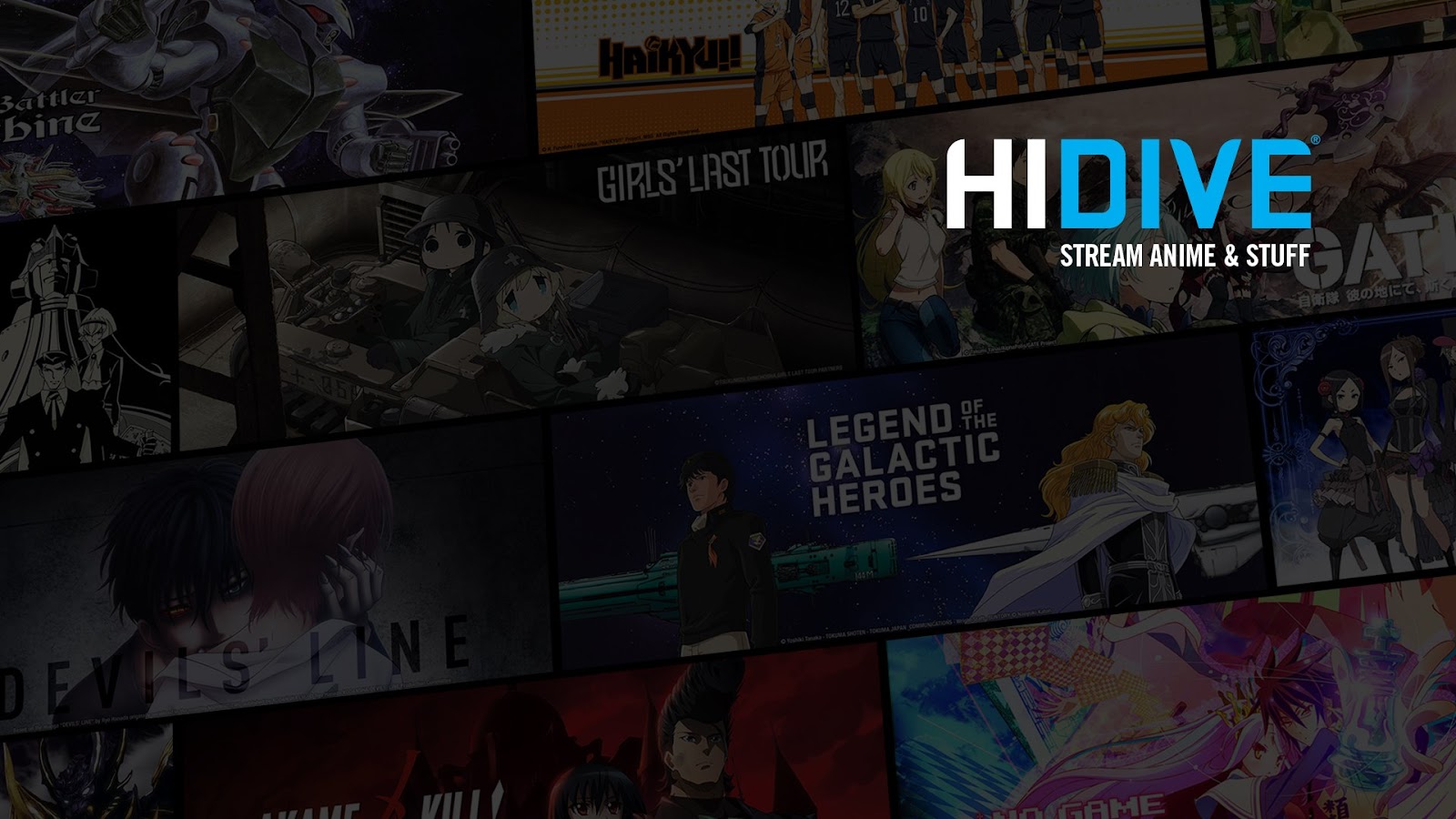 Stream anime on Hidive