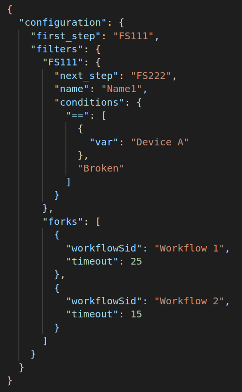 workflow coding details