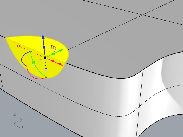 using split command to split a 3D object