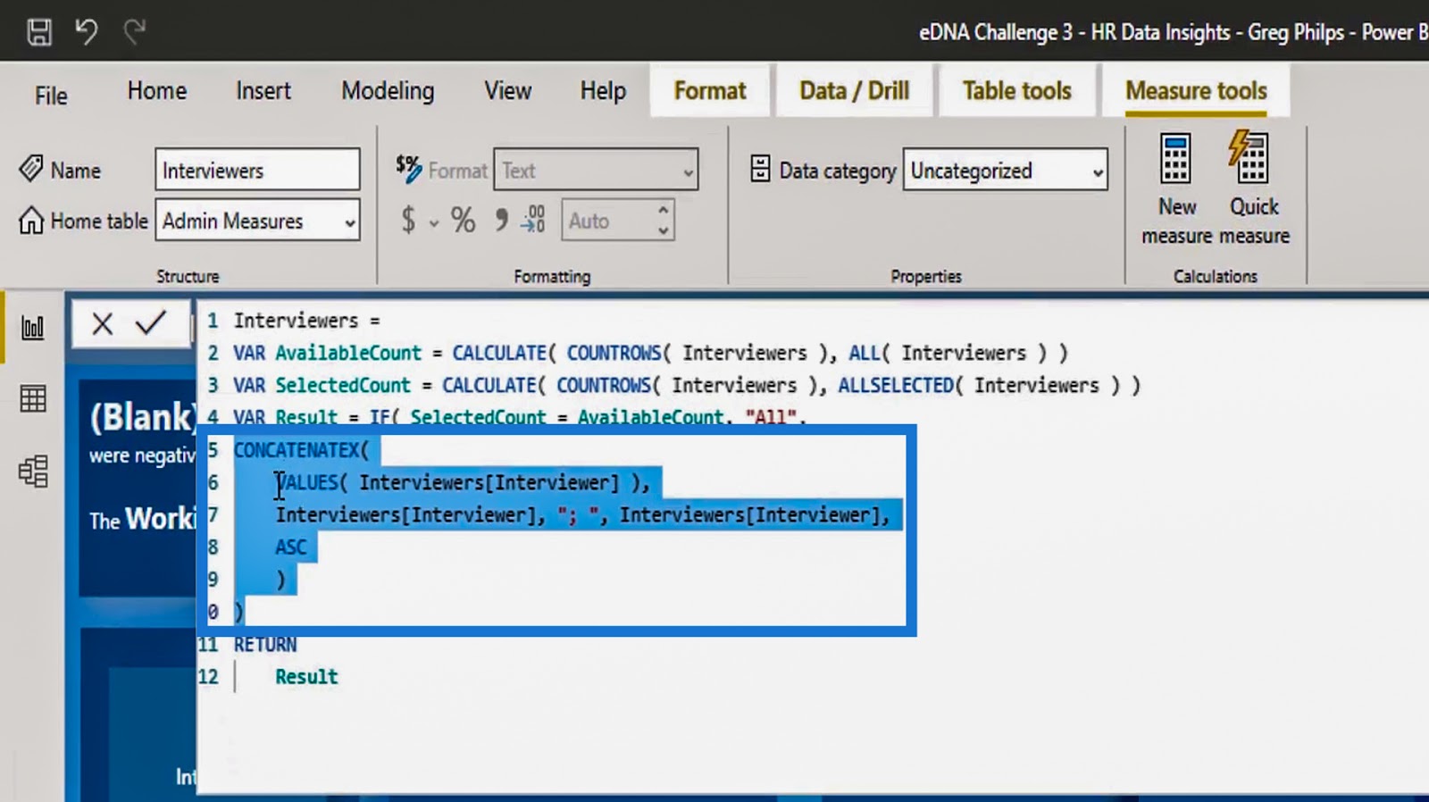 Analyzing The Formula Within A Power BI Slicer