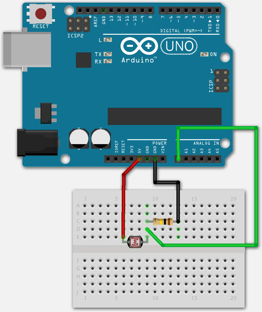 Image result for arduino ldr connections