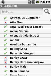 Download Gluten Free Ingredients apk
