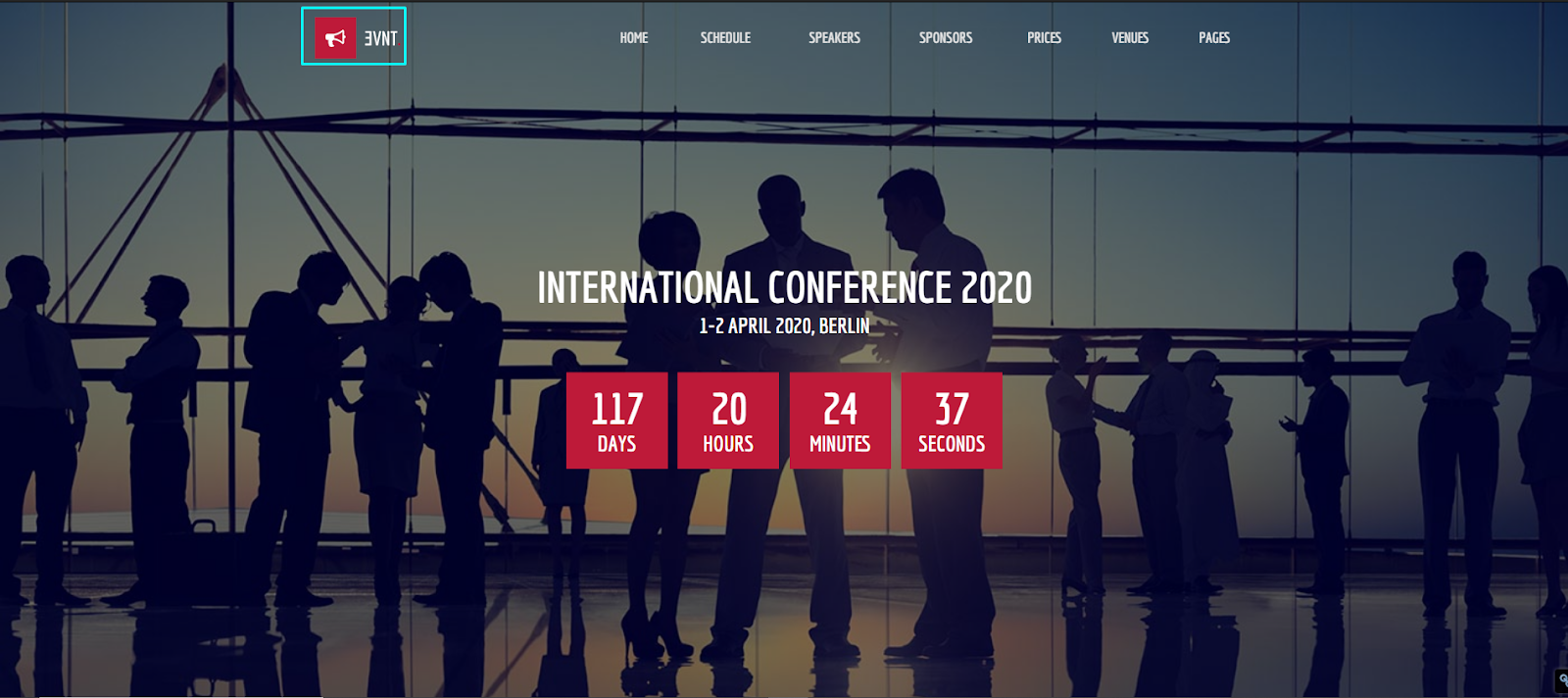 Evnt – Conference and Event WordPress Theme