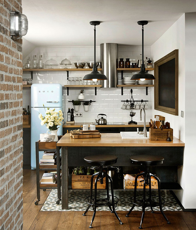9 cách để khắc phục phòng bếp nhà chung cư chật chội - Ảnh 4.