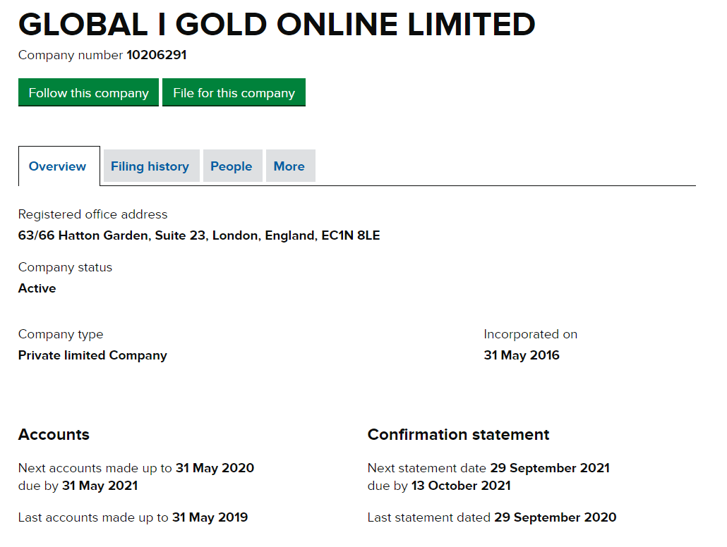 Инвестиционный проект Global InterGold: обзор условий и отзывы вкладчиков