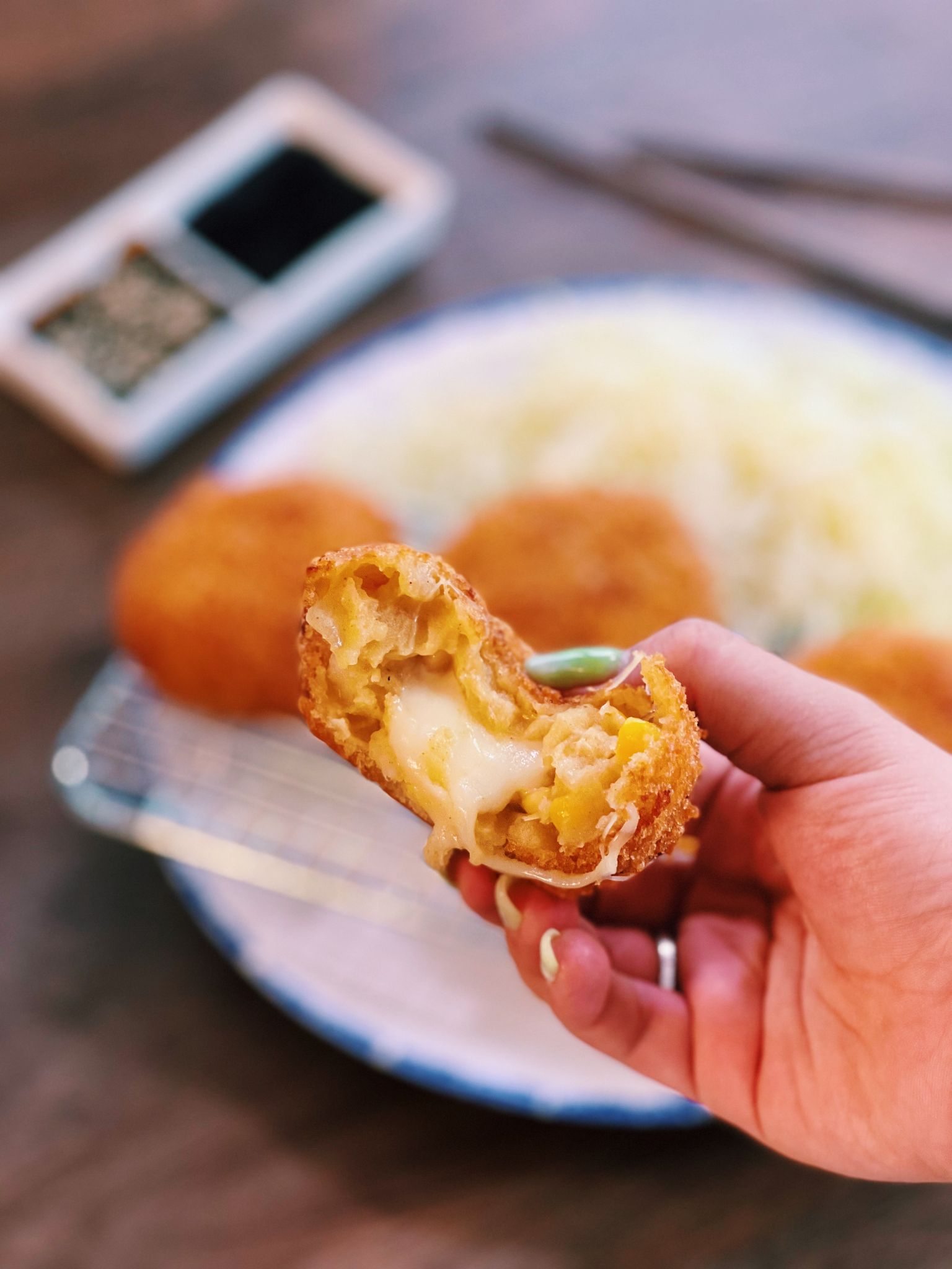 Curry Croquettes (Crispy and Cheesy!)
