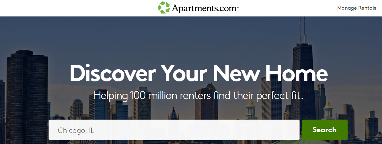 Use Apartments.com to find people to rent your place.
