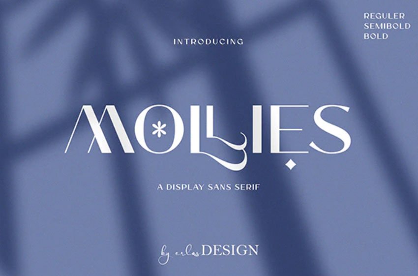 Mollies Stylish Logo Font