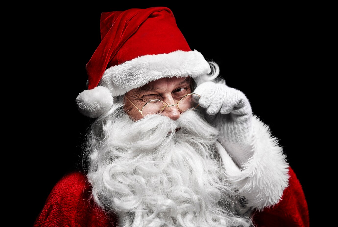 man in Santa Claus costume
