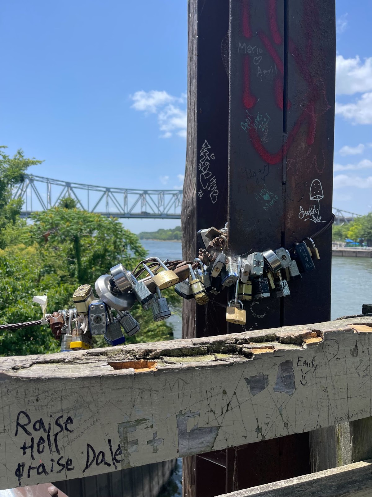 Old Railroad Bridge in the Shoals