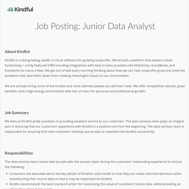 Data Analyst