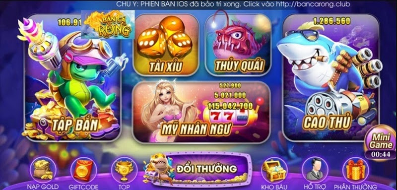 Slots game Mỹ Nhân Ngư tại cổng game Bắn Cá Rồng