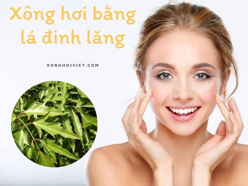 Xông mặt bằng lá đinh lăng