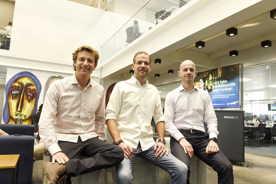 Voigt, Ruiz e del Valle: trio de formações diferentes fundou a Ebanx em 2012, em Curitiba
