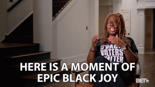 "Here is a moment of epic Black joy."