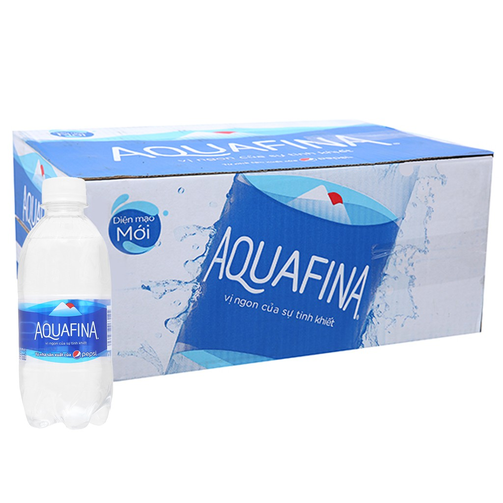 thùng nước aquafina