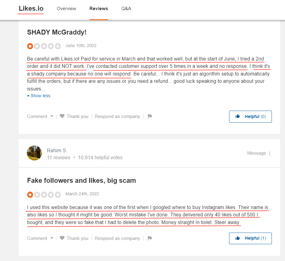 Like.io Reviews On Sitejabber