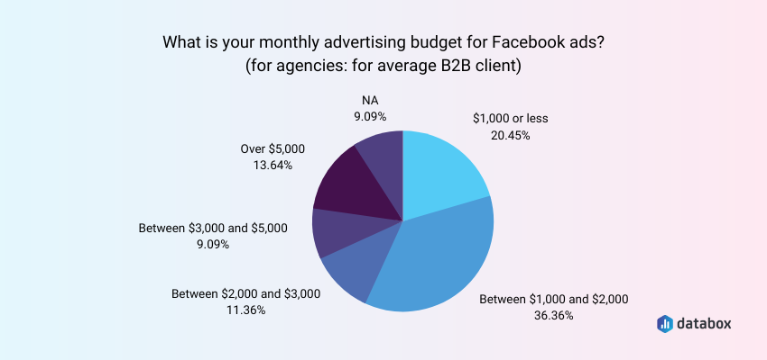 Monthly Advertising Budget for Facebook Ads 