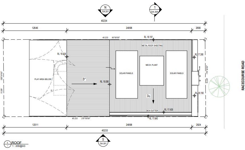 Roof floor plan