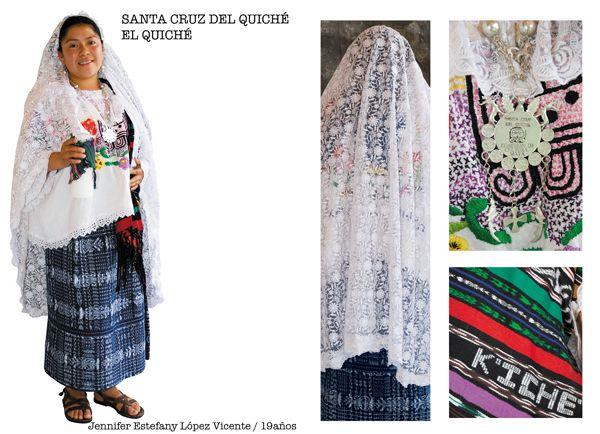 Traje típico de Santa Cruz del Quiché, El Quiché, Guatemala | Guatemalan  clothing, Traditional outfits, Guatemalan textiles