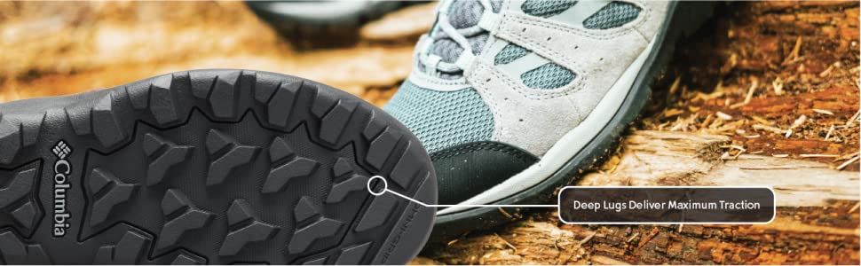 Deep lug soles for best traction and grip