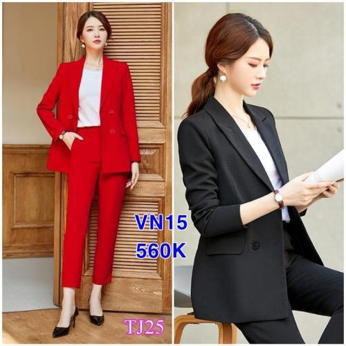 Set nguyên bộ áo Vest quần dài VN15