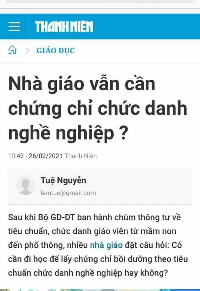 CHỨNG CHỈ 