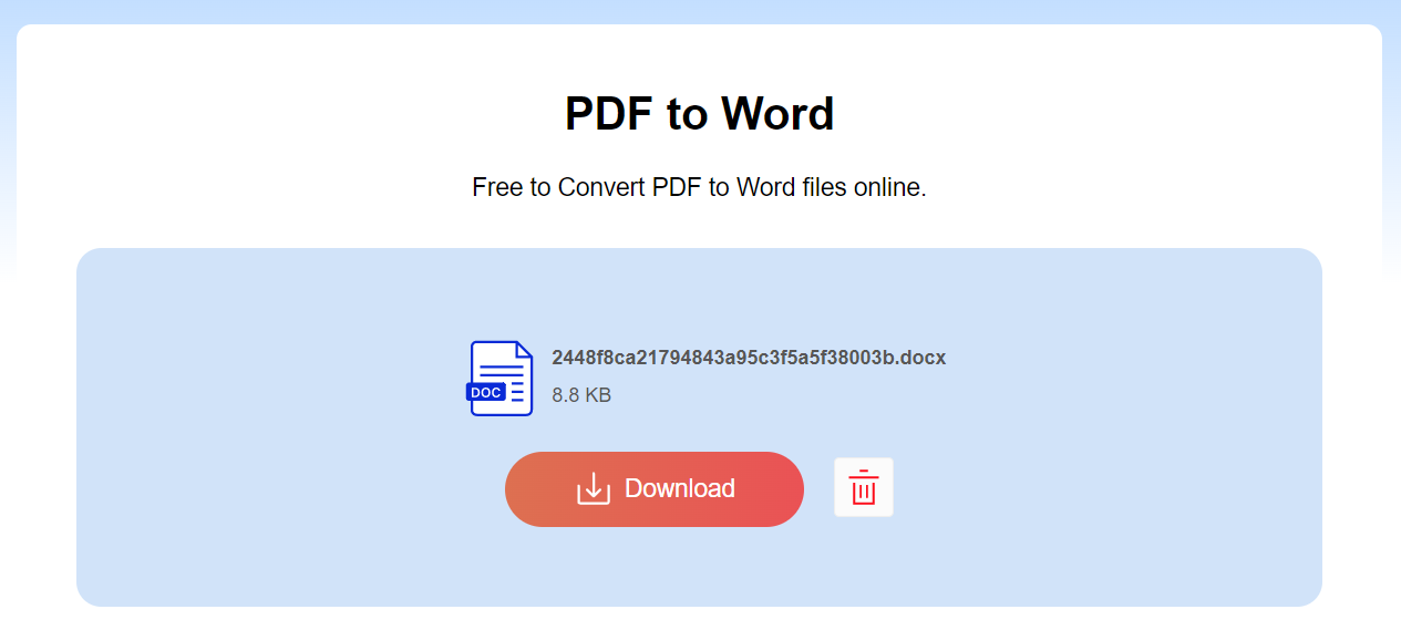  Batch Convert PDF to Word in PDF gear
