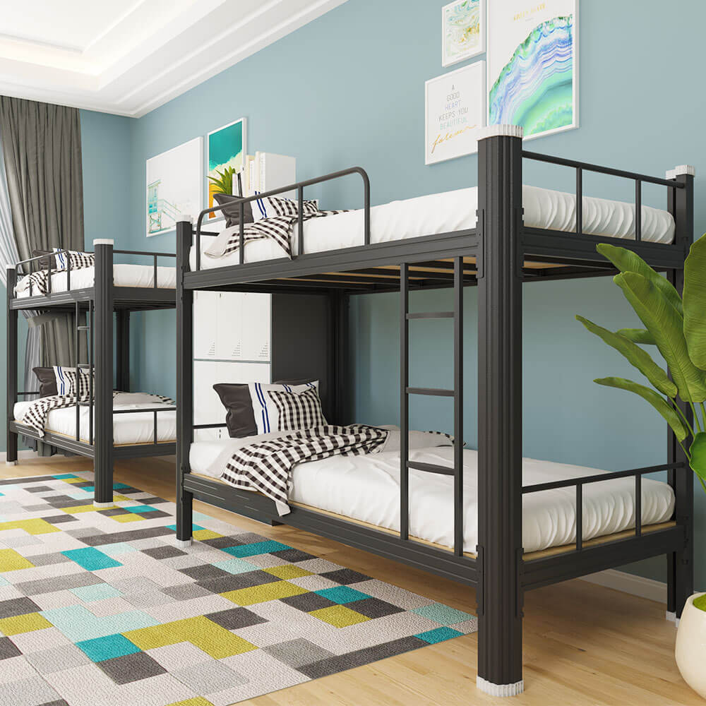 Giường tầng sắt cũng đặc biệt phổ biến với những kết cấu giường 4, giường 6