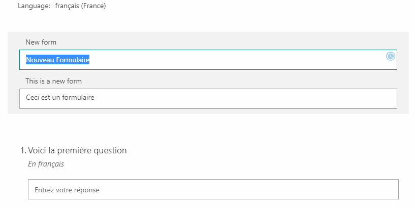 How Microsoft Forms Sets the Display Language for Multilingual Forms 