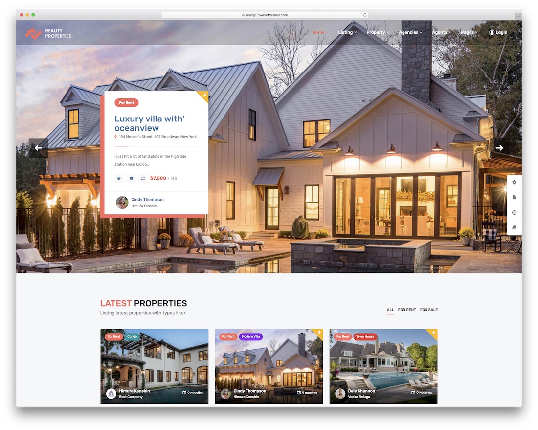 tema wordpress real estat real estat