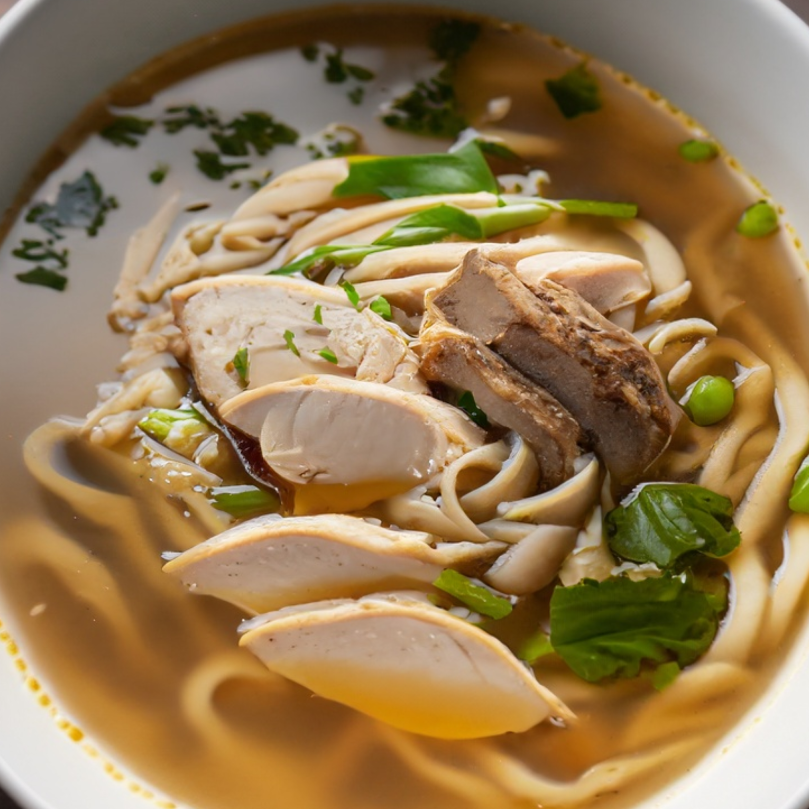 Chicken Cabbage And Soba Soup