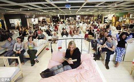 ikea the big sleepover