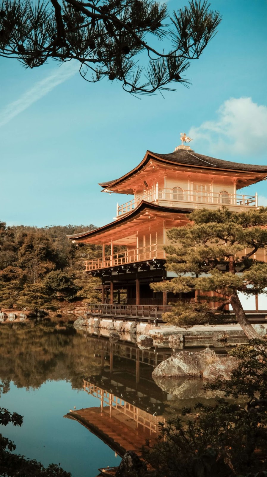 Kinkaku-Ji Temple, Temple of the Golden Pavillion, Kyoto, Japan