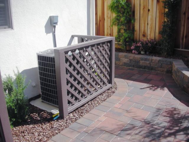 WeServe Fence Around AC Unit