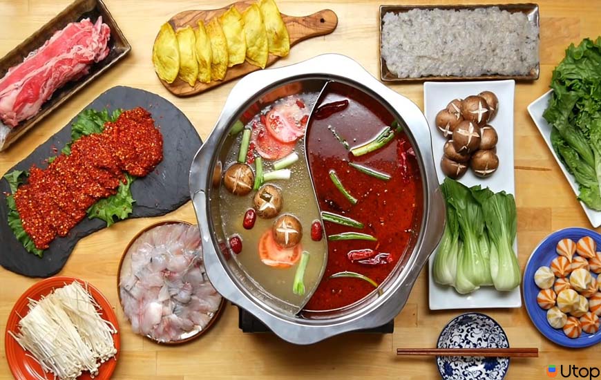 Menu tại nhà hàng Manwah Taiwanese hotpot