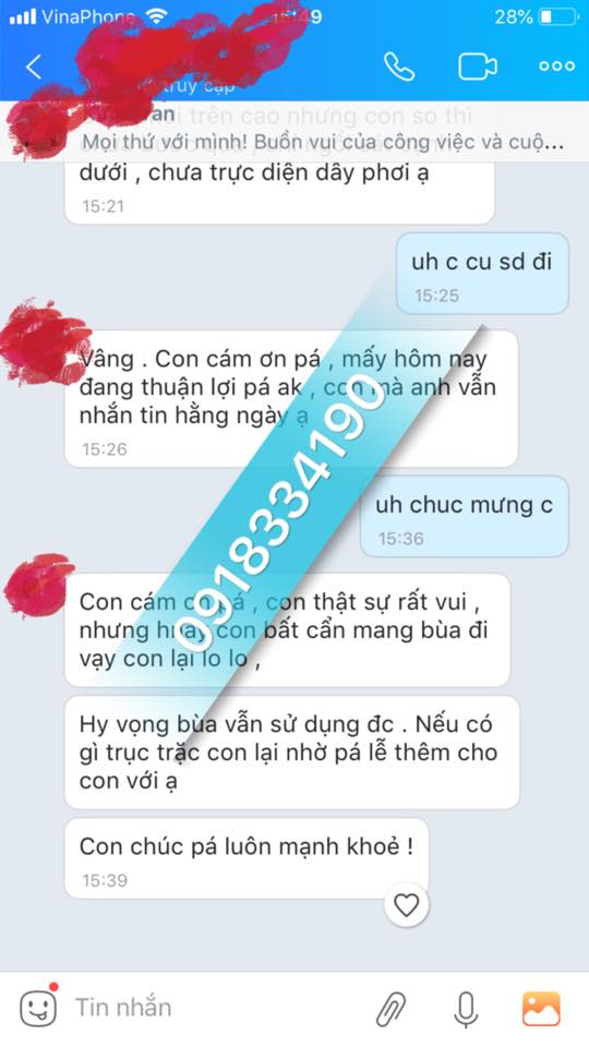 Cô gái được thầy pá vi giúp giữ người yêu