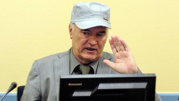 Ratko Mladic in court, 3 Jun 2011