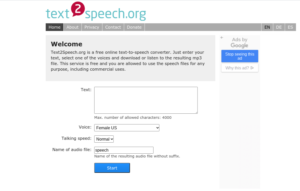 Text 2 Speech - Best text to speech online tools - ReadSpeaker
