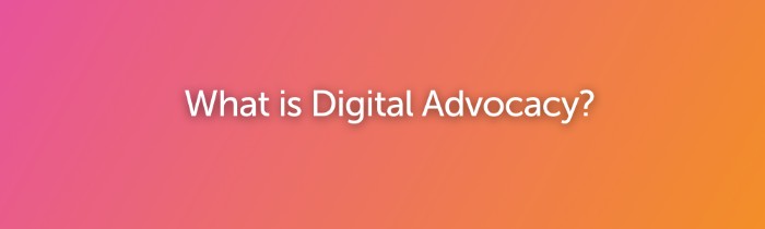 meaning of advocacy websites