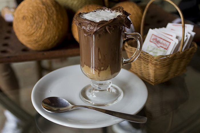 Cappuccino cremoso com Nutella