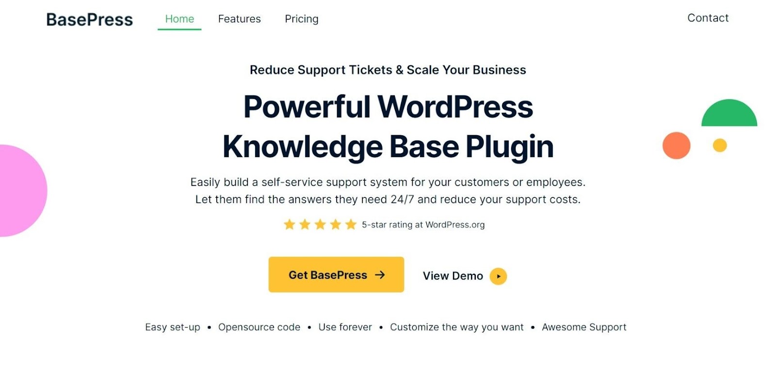 BasePress WordPress Knowledge Base Plugin