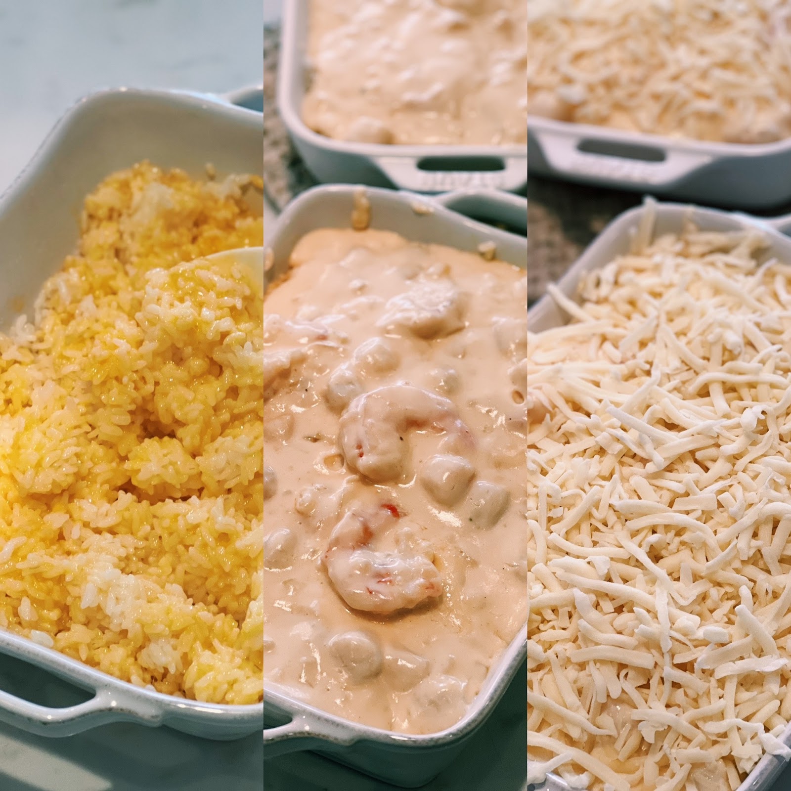 20 Minute Hong Kong Cafe Creamy Seafood Baked Rice - Tiffy Cooks