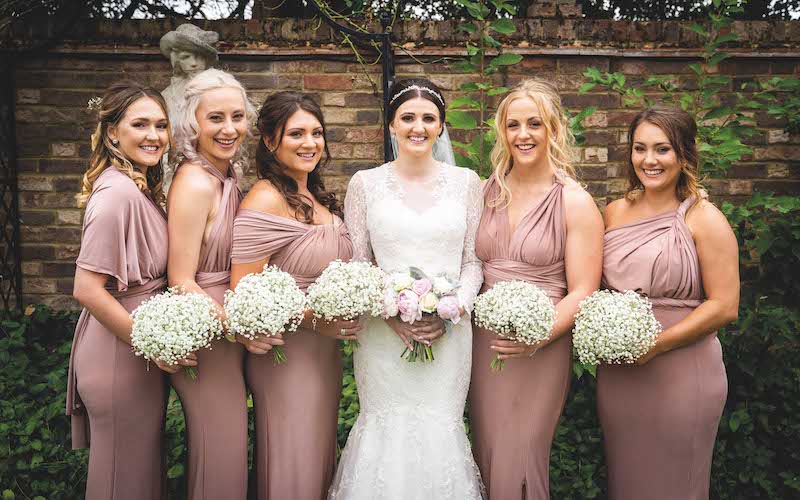 choosing bridesmaids dresses different necklines