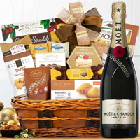 moet gift basket