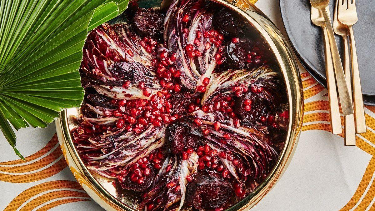 Roasted Beets with Charred Radicchio 