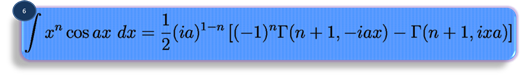 integration formula