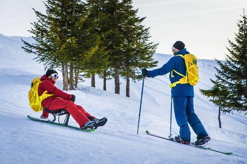 randonnée à ski famille snooc